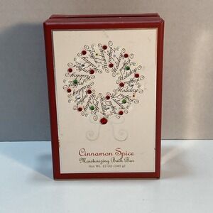 Cinnamon Spice Moisturizing Bath Bar 12oz. Holiday Christmas Made‎ In USA NEW